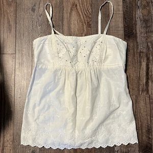 Cream American Eagle Top